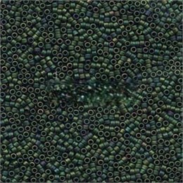 Delica 11/0 Metallic Teal Iris Matted DB0327 - Metallic Teal Iris Matted