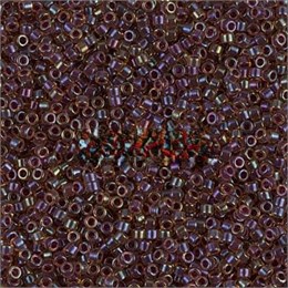 Delica 11/0 Purple Lined Lt.Topaz Luster DB0061 - Purple Lined Lt.Topaz Luster