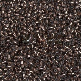 Delica 11/0 Silver Lined Dk.Bronze DB0184 - Silver Lined Dk.Bronze