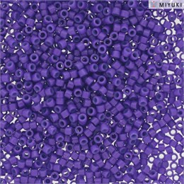 Delica 11/0 Duracoat Opaque Dyed Violet DB2359 - Duracoat Opaque Dyed Violet
