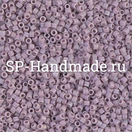 Delica 11/0 Matted Opaque Mauve AB DB0875 - Matted Opaque Mauve AB