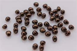 Бисер Miyuki Drops   3,4 мм 55030 - Black Bronze / 2,5гр (Япония)