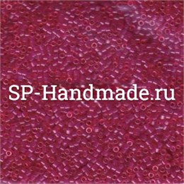Бисер Miyuki Delica 11/0 DB0775 - Dyed Transp Fuchsia Semi Matted 5 гр (Япония) DB0775 - Dyed Transp Fuchsia Semi Matted
