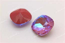 Round Square 4470 *Aurora* Crystal Royal Red Delite / 12 мм 1 шт (стекло K9)