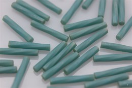 Стеклярус витой  Miyuki Twist Beads   12 мм 1251 - Matted Metallic Turquoise /  2,5 гр  (Япония)