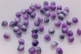 Бисер Miyuki Drops   3,4 мм 55060 - White Opaque Funky Purple /  2,5 гр  (Япония)