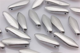 Бусины Glass Daggers  01700 - Aluminium Silver 5x16 мм  1 шт (Чехия)