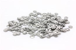 Пайетки чаши 4 мм 9009 Metal 3 гр Andrea Bilics (Италия) C4 9009