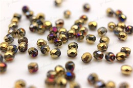 Бусины стеклянные граненые Fire Polished 00030/98545 , 3 мм, 25 шт PRECIOSA Ornela FP-56