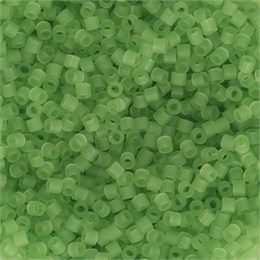 Miyuki  Delica 15/0 DBS1266 - Matted Transparent Lime 2,5 гр (Япония) MI-75