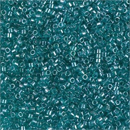 Бисер Miyuki  Delica 11/0 DB1228 - Transparent Caribbean Teal Luster 2,5 гр (Япония) JP-119-1