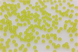 Бисер Toho Round 11/0 TR-11-4F - Transparent-Frosted Lime Green 5 гр. (Япония) JP-135-1