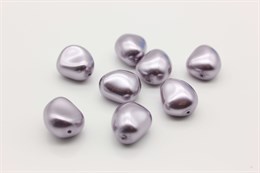 Хрустальный жемчуг Preciosa Maxima (Pearl Elliptic) 16х14 мм Lavender, 1 шт