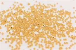 Бисер Miyuki Round (круглый) 15/0    0004 - Silver Lined Dark Gold / 2,5 гр (Япония) JP-954