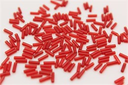 Стеклярус Miyuki Bugles  6 мм 0141 Transparent Red 2,5 гр (Япония) JP-812