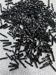 Стеклярус витой Miyuki Twist Beads 12 мм 0401 Black  2,5 гр (Япония) JP-789