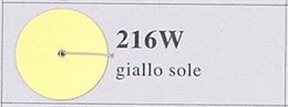 Пайетки чаши 216W Satinati матовые золотистые 3 мм, 3 гр (Италия)