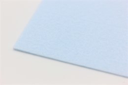 Фетр жесткий Solitone, 1,2 мм, 20х27 см, цвет светло-голубой №849, 1 шт (Корея)