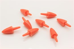 Носик-морковка для игрушек, 14,5х8 мм, цвет оранжевый, 1 шт