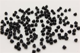 Бисер Miyuki Triangle Beads 8/0, 0401 Black 5 гр. (Япония)