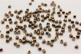 Бисер Miyuki Triangle Beads 8/0, 0457 Metallic Dk.Bronze 5 гр. (Япония)