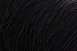 Канитель мягкая матовая, цвет черный  MK-16 0,7 мм  5 гр (Индия)