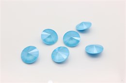 Риволи Aurora 14 мм Crystal Summer Blue 1 шт (стекло K9) AU-739