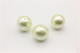 Хлопковый жемчуг 25 мм Mint Green, 1 шт. (Miyuki)