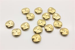 Бусины Ripple beads 12мм, 00030/26443 золотистые, 10 шт
