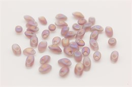 Бисер Miyuki Long Magatama 4 x 7 mm LMA0142FR - Matted Transp Sm.Amethyst AB 5 гр (Япония) JP-1433