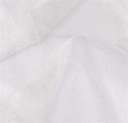 Сетка шелковая белая (85% шелк, 15% полиамид) 20*20 см