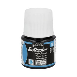 Краска для светлых тканей Setacolor 45 мл 329-019 черный, 1 шт (PEBEO)