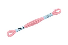 Мулине хлопок Gamma бледно-розовый №3091 8 м №3091