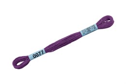 Мулине хлопок Gamma сиреневый №0077 8 м №0077