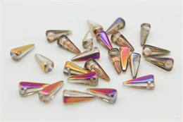 Прессованные бусины Villa beads 6х13 мм, 00030-29501, 1 шт.(Чехия) M-509