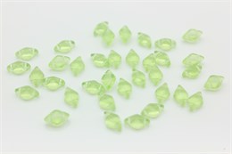 Бусины GemDuo 8x5 мм салатовый прозрачный 50400 5 гр (Matubo) 34953
