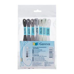 Набор мулине Gamma "Спектр", 7х8 м, цвет Classic, 100% хлопок 35207