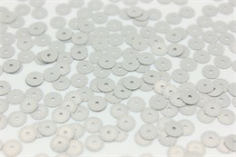Пайетки рифленые 5 мм 9009 Metallizzati 3 гр Andrea Bilics (Италия) 35412