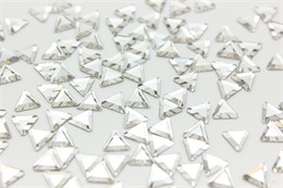 Стразы клеевые холодной фиксации Triangle Maxima 6 мм, Cristal, 1 шт (Preciosa) 35545