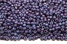 Бисер Toho Round 11/0 TR-11-1204 - Marbled Opaque Lt Blue/Amethyst 10 гр (Япония) 35640