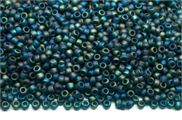 Бисер Toho Round 11/0 TR-11-167BDF - Transparent-Rainbow-Frosted Teal 10 гр (Япония) 35667