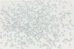 Бисер Miyuki Round (круглый) 15/0 1105 - Sparkling Pale Grey Lined Crystal 2,5 гр (Япония) 1105 - Sparkling Pale Grey Lined Crystal