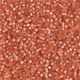 Бисер Miyuki Delica 11/0 DB0684 - Dyed Semi-Frosted Silverlined Watermelon 5 гр (Япония) DB0684 - Dyed Semi-Frosted Silverlined Watermelon
