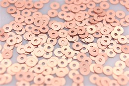 Пайетки плоские 5 мм 3029 Metal розовое золото 3 гр Andrea Bilics (Италия) 36263