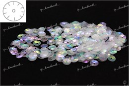 Пайетки рифленые 6 мм 101 Irise Transparenti 3 гр Andrea Bilics (Италия) СЗ 36488