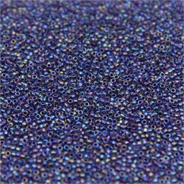 Бисер Toho Round 15/0 TR-15-774 - Inside-Color Rainbow Crystal/Grape-Lined 5 гр (Япония) 36973