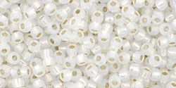 TR-11-2100 TOHO - Round 11/0 : Silver Lined Milky White 36988