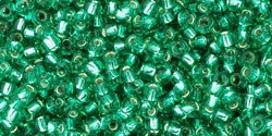 TR-11-24B TOHO - Round 11/0 : Silver Lined Dk Peridot 37011