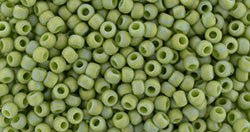 TR-11-2632F TOHO - Round 11/0 : Semi Glazed Rainbow Honeydew 37027
