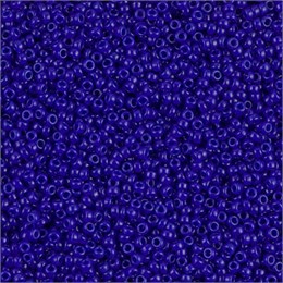 Бисер Miyuki Round (круглый) 15/0 414 - Opaque Cobalt, 10 гр (Япония) 37974